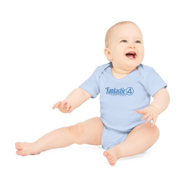 The Fantastic Four: First Steps Baby Organic Short Sleeve Bodysuit - Image 24