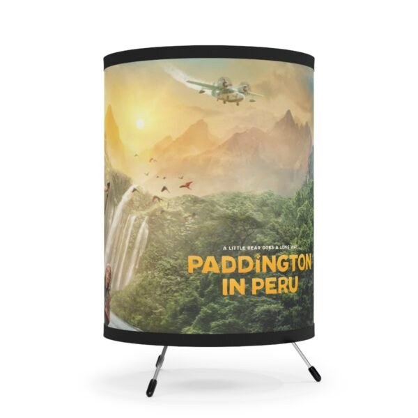 Paddington in Peru Tripod Lamp with High-Res Printed Shade, USCA plug - Image 4
