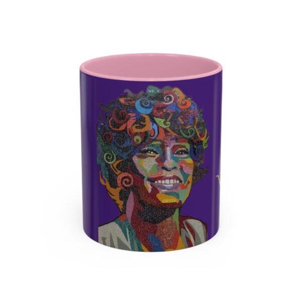 Whitney Houston Mural / Newark, NJ Colorful Mugs (11oz, 15oz) - Image 41