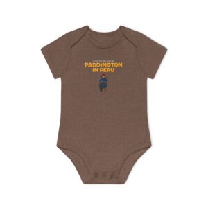 Paddington in Peru Baby Organic Short Sleeve Bodysuit