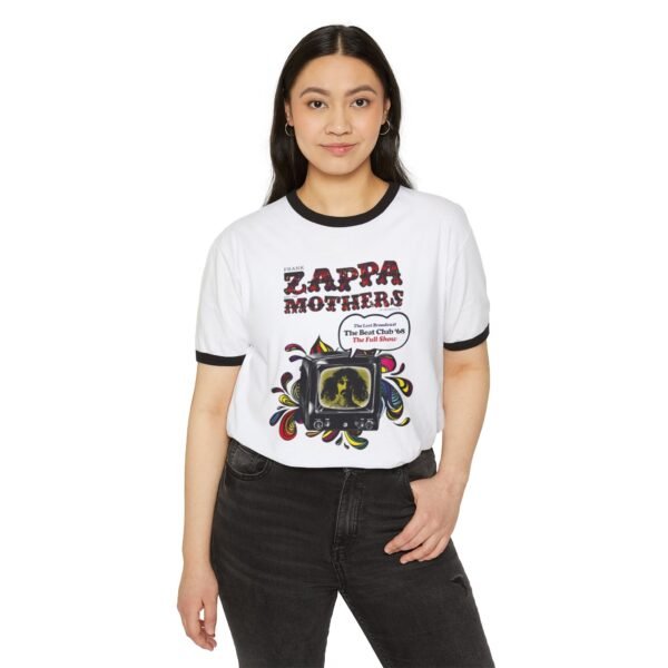 Frank Zappa and the Mothers Unisex Cotton Ringer T-Shirt - Image 11