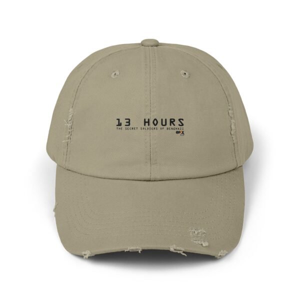 13 Hours: The Secret Soldiers of Benghazi Unisex Distressed Cap - Image 9