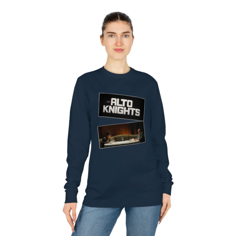 The Alto Knights Unisex Shifts Dry Organic Long Sleeve Tee - Image 3