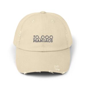 10,000 Maniacs Unisex Distressed Cap