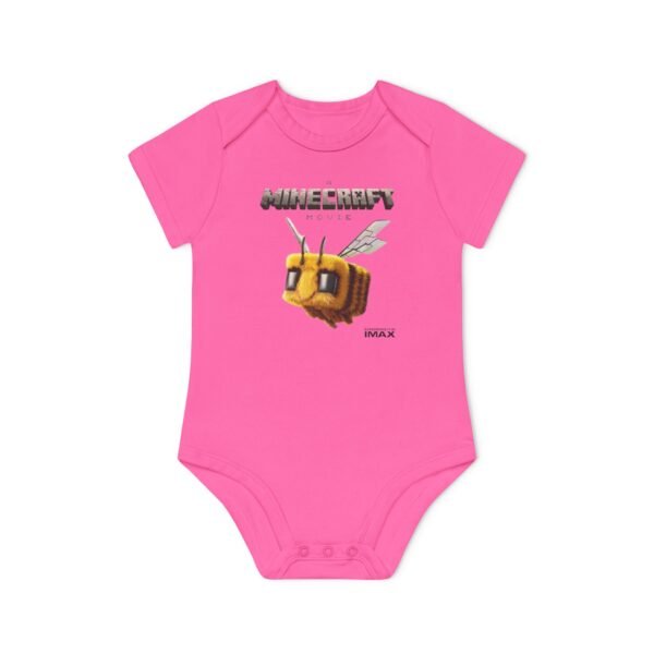 A Minecraft Movie Baby Organic Short Sleeve Bodysuit - Image 22