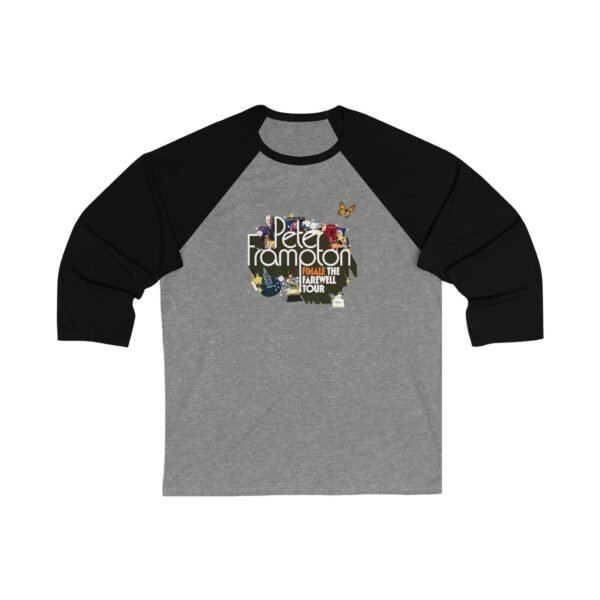 Peter Frampton Clay Unisex 34 Sleeve Baseball Tee - Image 5
