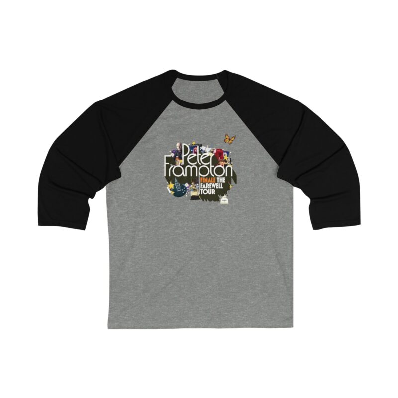 Peter Frampton Clay Unisex 34 Sleeve Baseball Tee - Image 5