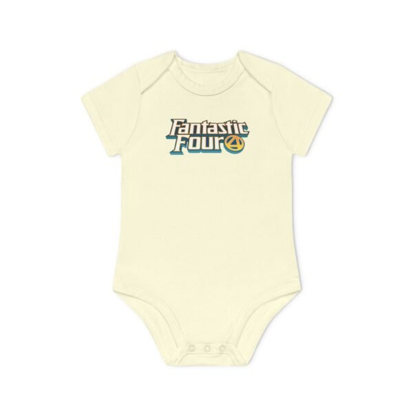 Fantastic Four Baby Organic Short Sleeve Bodysuit