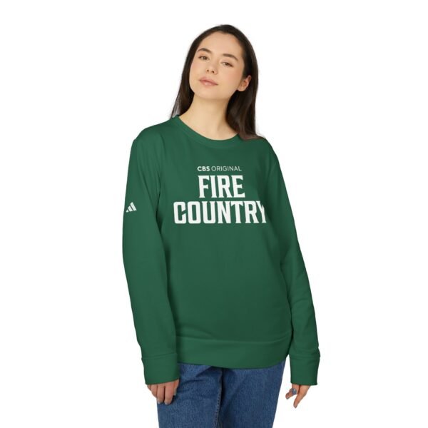 Fire Country Adidas Unisex Fleece Crewneck Sweatshirt - Image 15