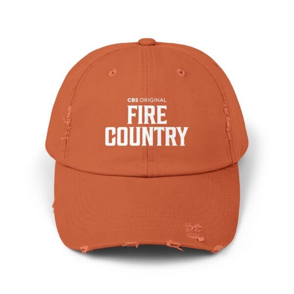 Fire Country Unisex Distressed Cap - Image 5