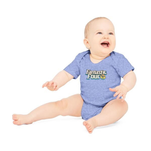 Fantastic Four Baby Organic Short Sleeve Bodysuit - Image 33