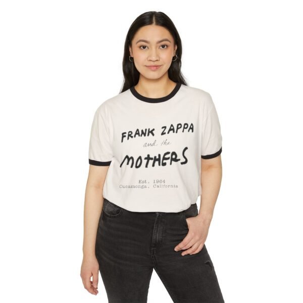 Frank Zappa and the Mothers Unisex Cotton Ringer T-Shirt - Image 11