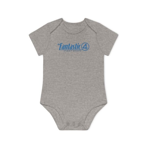 The Fantastic Four: First Steps Baby Organic Short Sleeve Bodysuit - Image 13