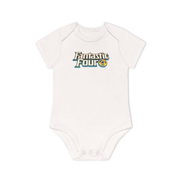 Fantastic Four Baby Organic Short Sleeve Bodysuit - Image 13