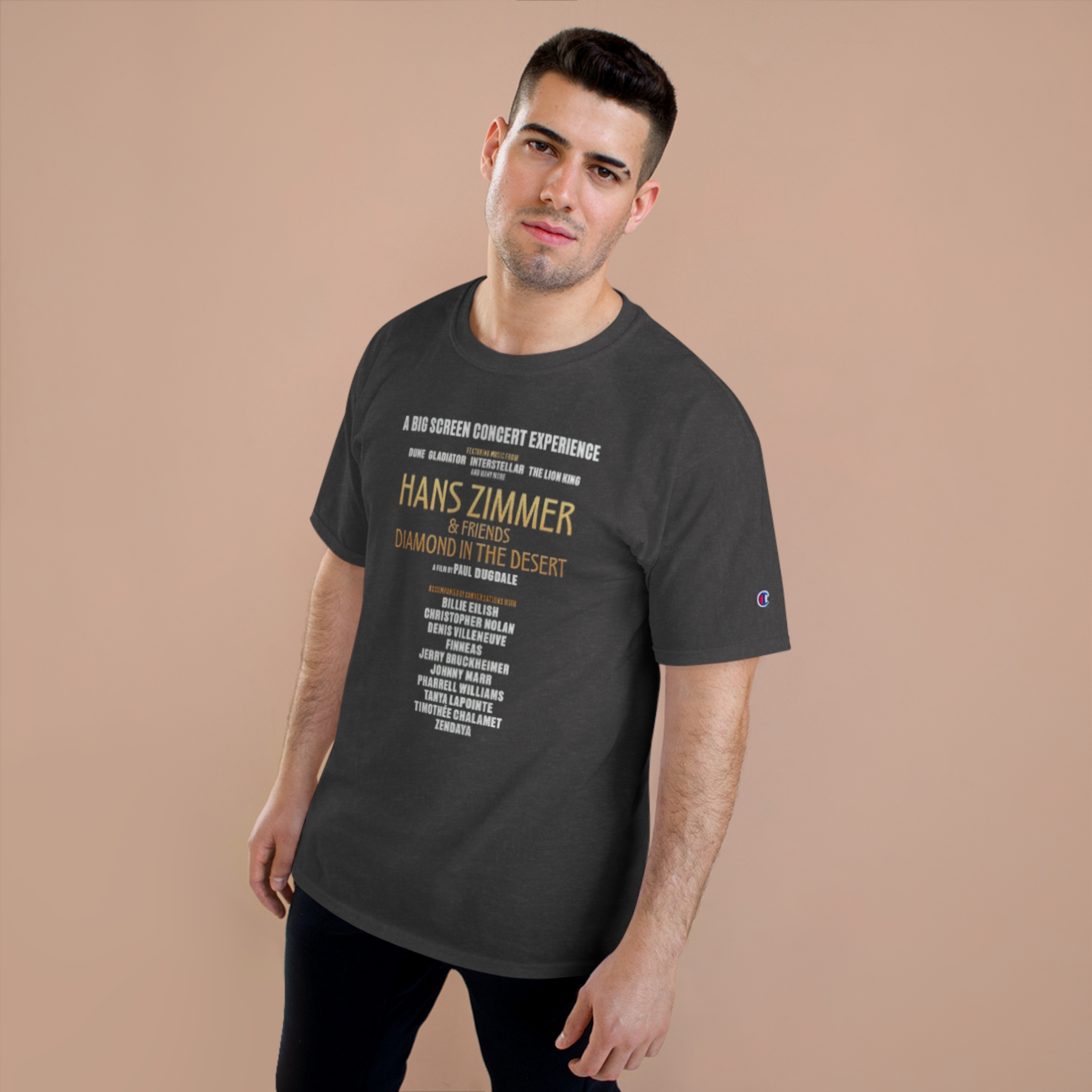Hans Zimmer & Friends: Diamond in the Desert Champion T-Shirt - Image 7