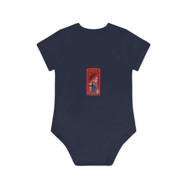 Paddington in Peru Baby Organic Short Sleeve Bodysuit - Image 5