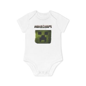 A Minecraft Movie Baby Organic Short Sleeve Bodysuit