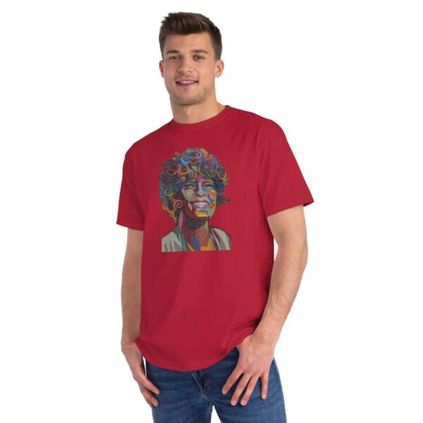 Whitney Houston Mural / Newark, NJ Organic Unisex Classic T-Shirt - Image 23