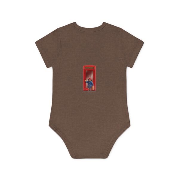 Paddington in Peru Baby Organic Short Sleeve Bodysuit - Image 2