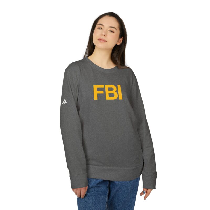 FBI Adidas Unisex Fleece Crewneck Sweatshirt - Image 3