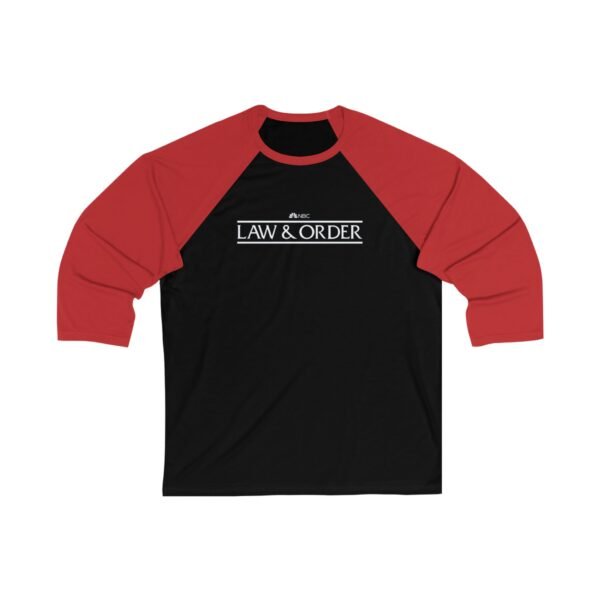 Law & Order Unisex 3/4 Sleeve Baseball Tee