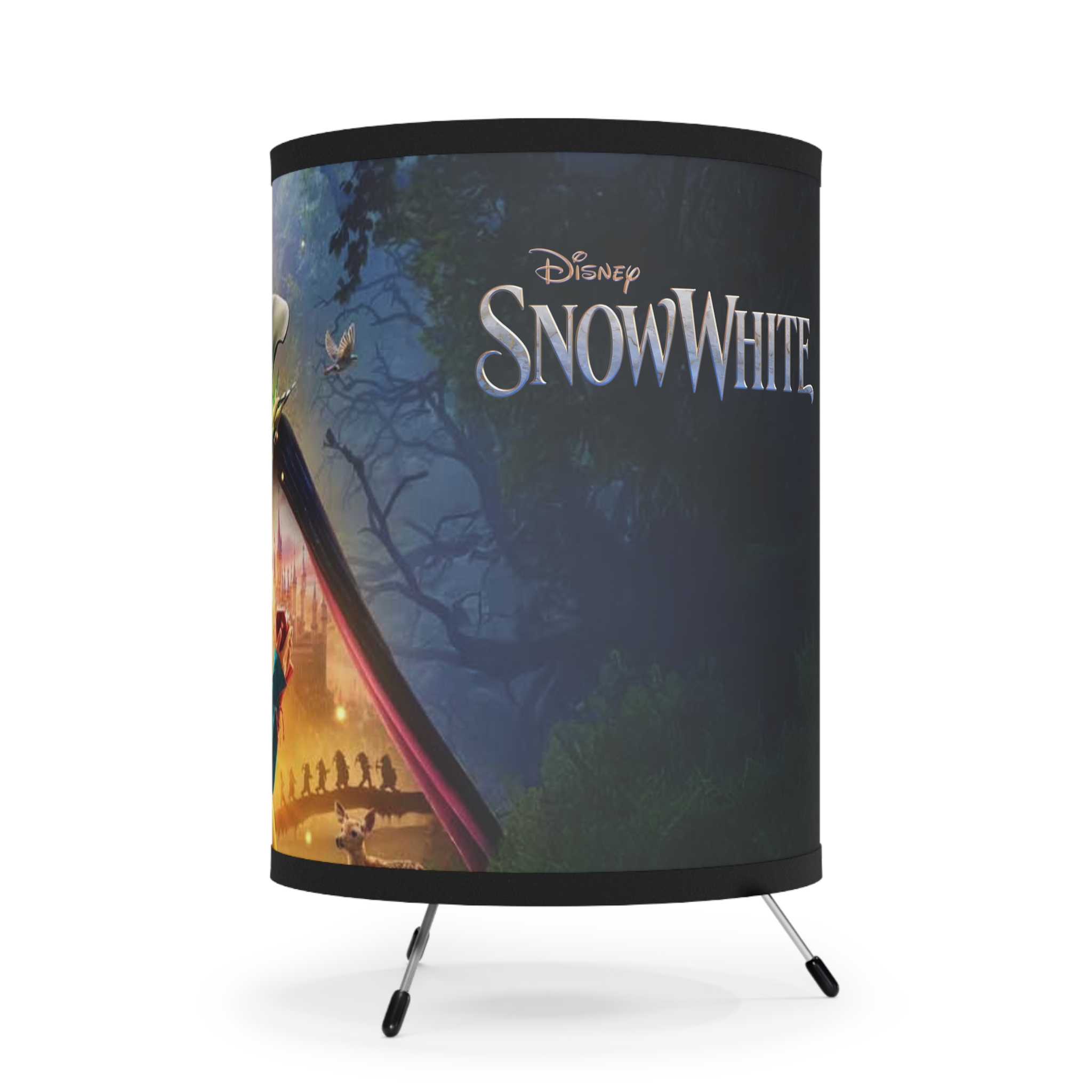 Disney's Snow White Tripod Lamp with High-Res Printed Shade, USCA plug - Image 4
