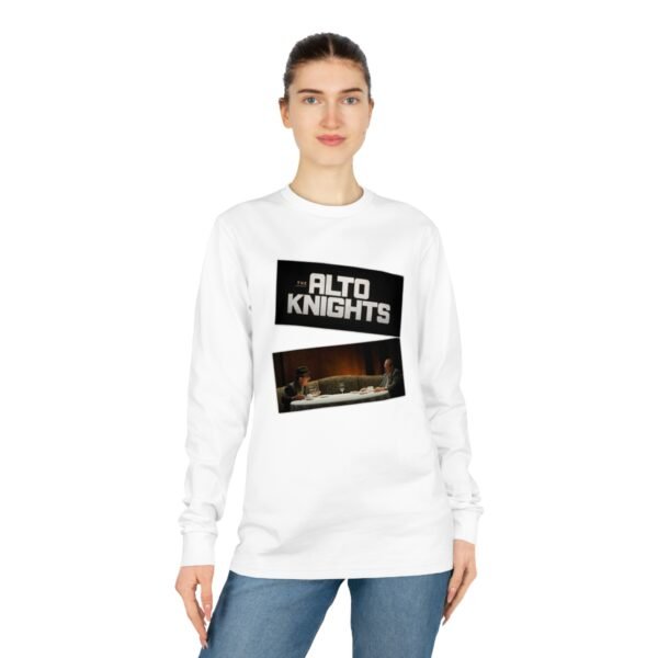 The Alto Knights Unisex Shifts Dry Organic Long Sleeve Tee - Image 7