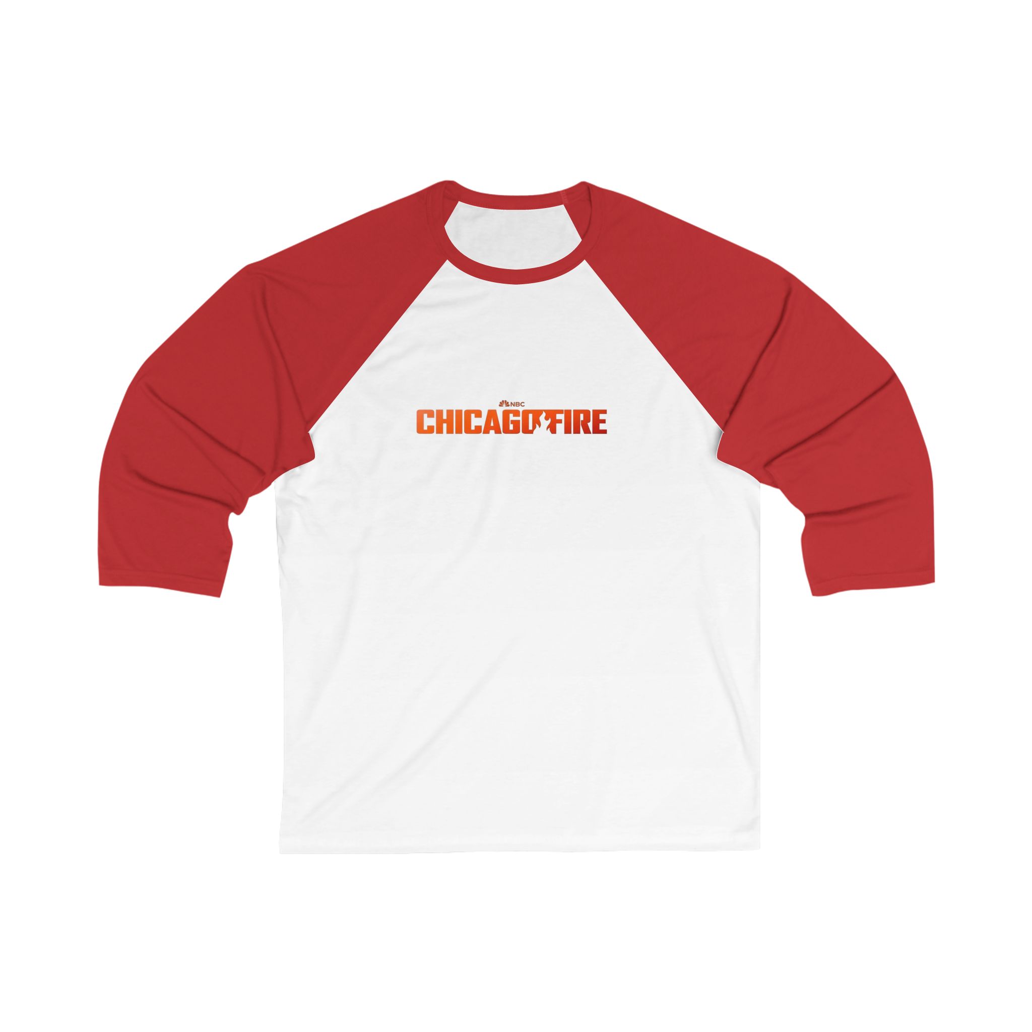 Chicago Fire Unisex 3/4 Sleeve Baseball Tee - Image 3
