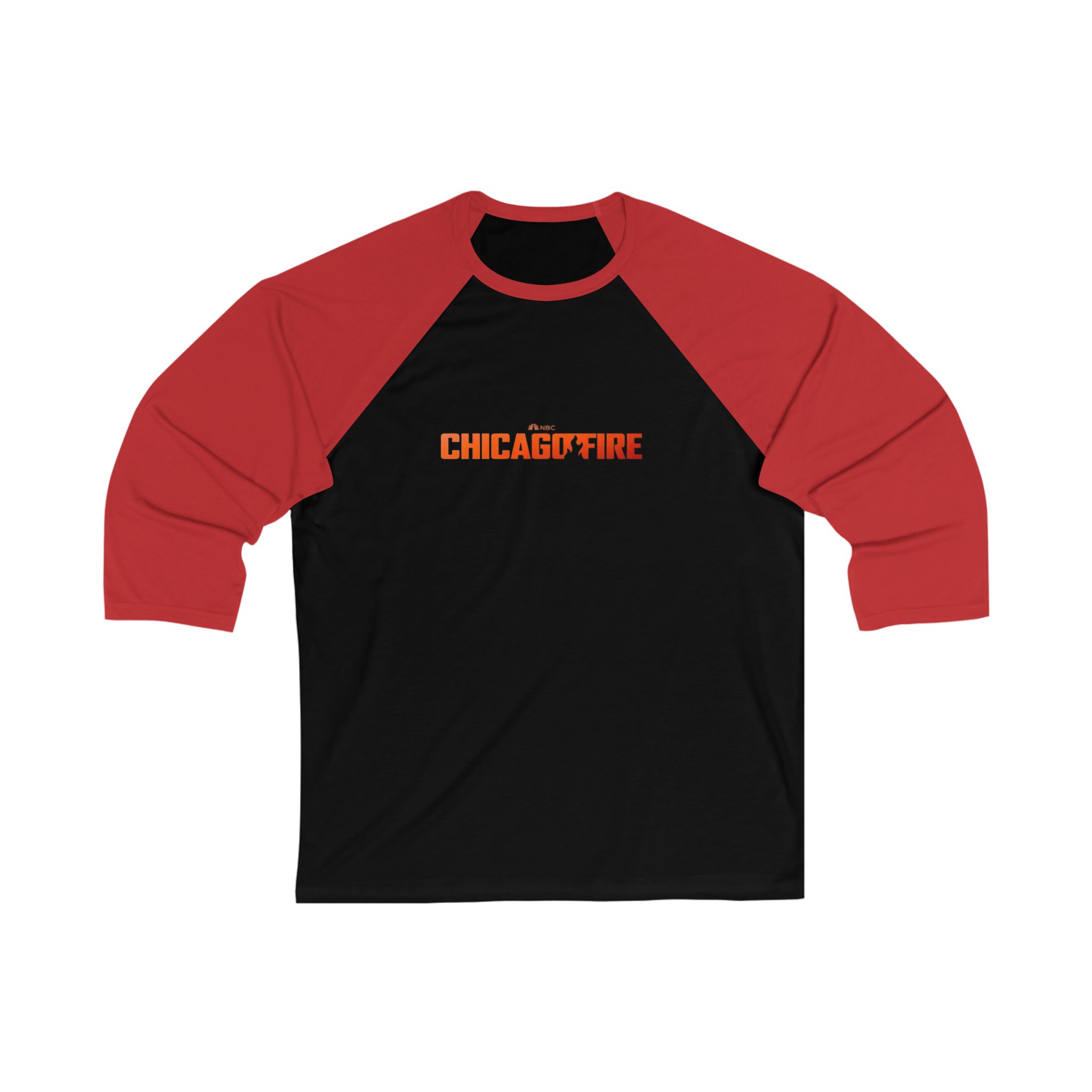 Chicago Fire Unisex 3/4 Sleeve Baseball Tee - Image 7