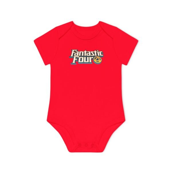 Fantastic Four Baby Organic Short Sleeve Bodysuit - Image 49