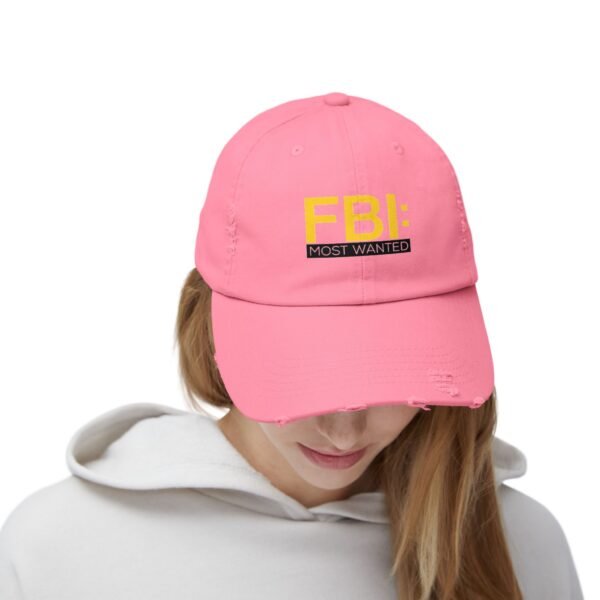 FBI: Most Wanted Unisex Distressed Cap - Image 24