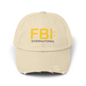 FBI International Unisex Distressed Cap