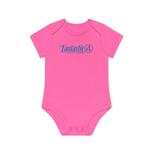 The Fantastic Four: First Steps Baby Organic Short Sleeve Bodysuit - Image 31