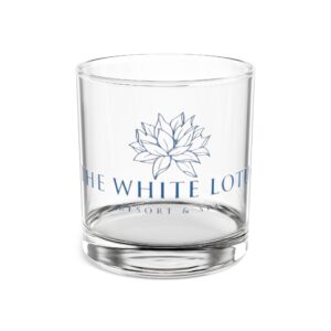 The White Lotus Rocks Glass, 10oz
