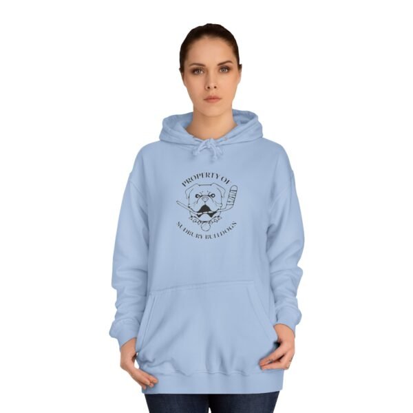 Shorsey 'Blueberry Bulldogs' Unisex College Hoodie - Image 8