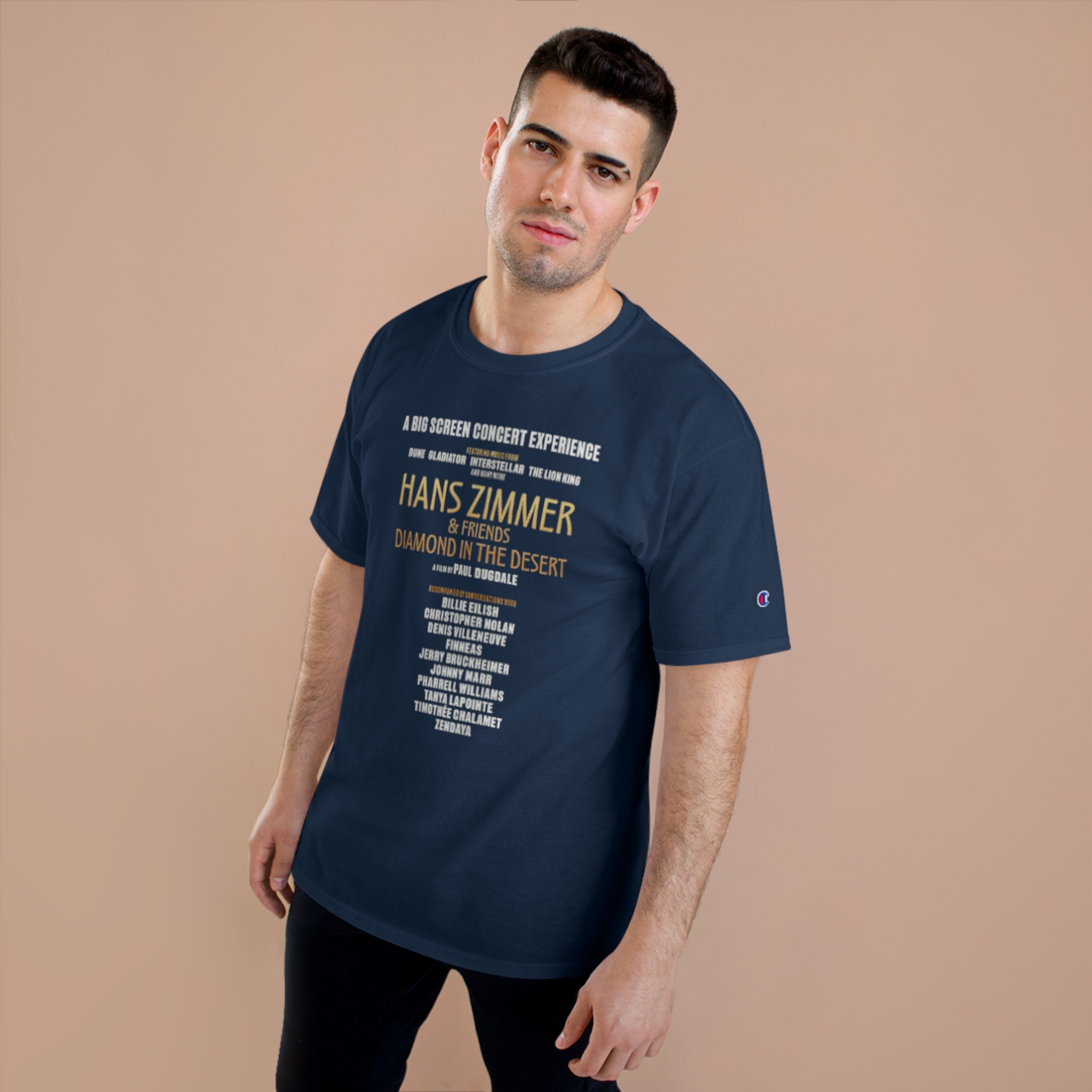 Hans Zimmer & Friends: Diamond in the Desert Champion T-Shirt - Image 11