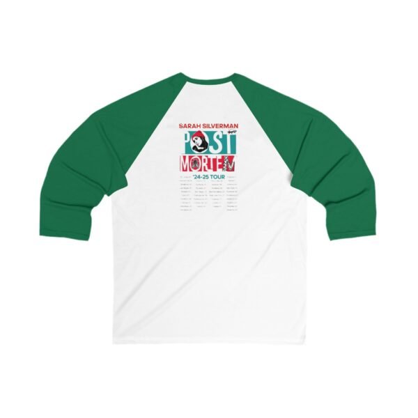 Sarah Silverman Unisex 3/4 Sleeve Baseball Tee - Image 6