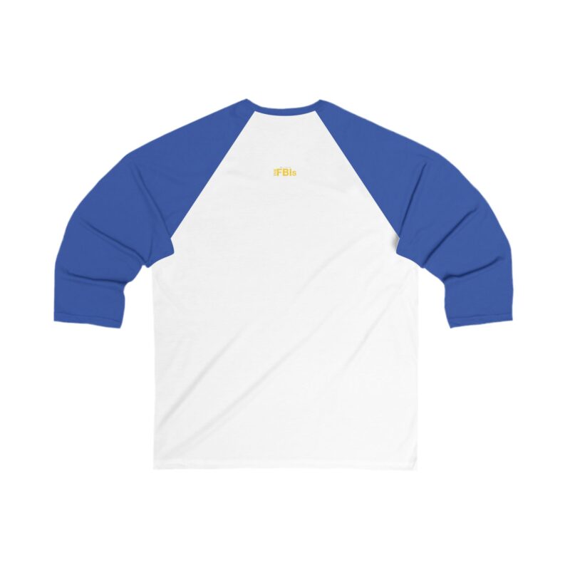 FBI Unisex 3/4 Sleeve Baseball Tee - Image 10