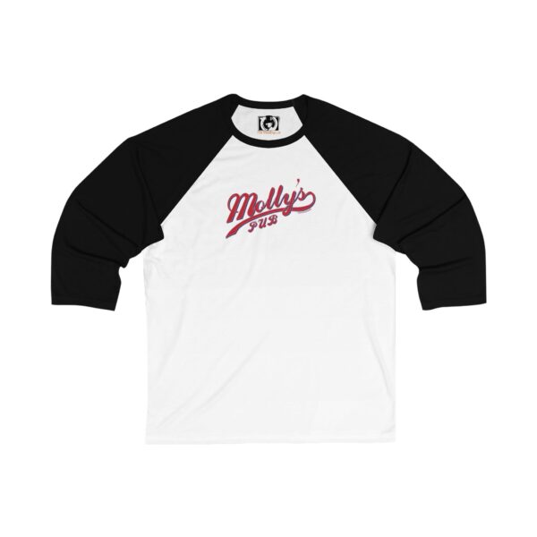 Chicago Fire Molly's Pub Unisex 3/4 Sleeve Baseball Tee - Image 5