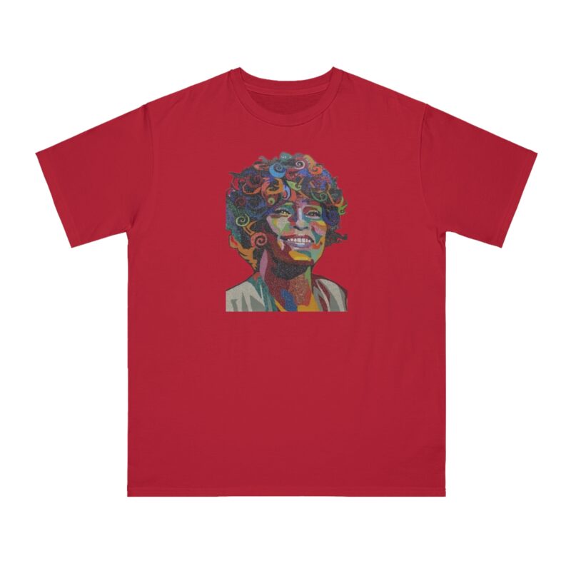 Whitney Houston Mural / Newark, NJ Organic Unisex Classic T-Shirt - Image 21