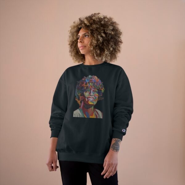 Whitney Houston Mural / Newark, NJ Champion Sweatshirt - Image 28