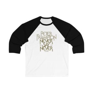 Peter Frampton Unisex 3/4 Sleeve Baseball Tee