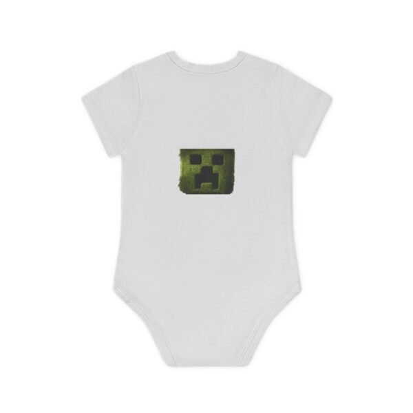 A Minecraft Movie Baby Organic Short Sleeve Bodysuit - Image 5