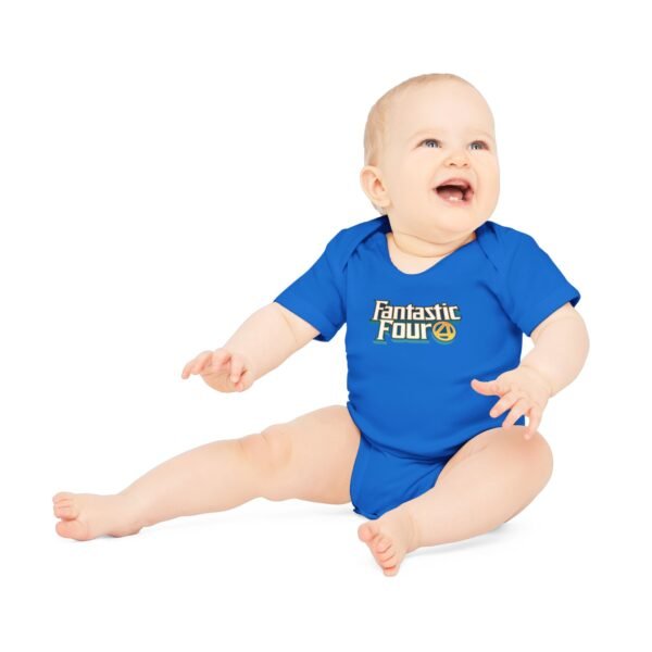 Fantastic Four Baby Organic Short Sleeve Bodysuit - Image 54