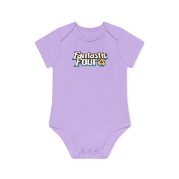 Fantastic Four Baby Organic Short Sleeve Bodysuit - Image 37