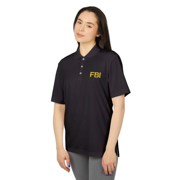 FBI Adidas Unisex Performance Polo - Image 3