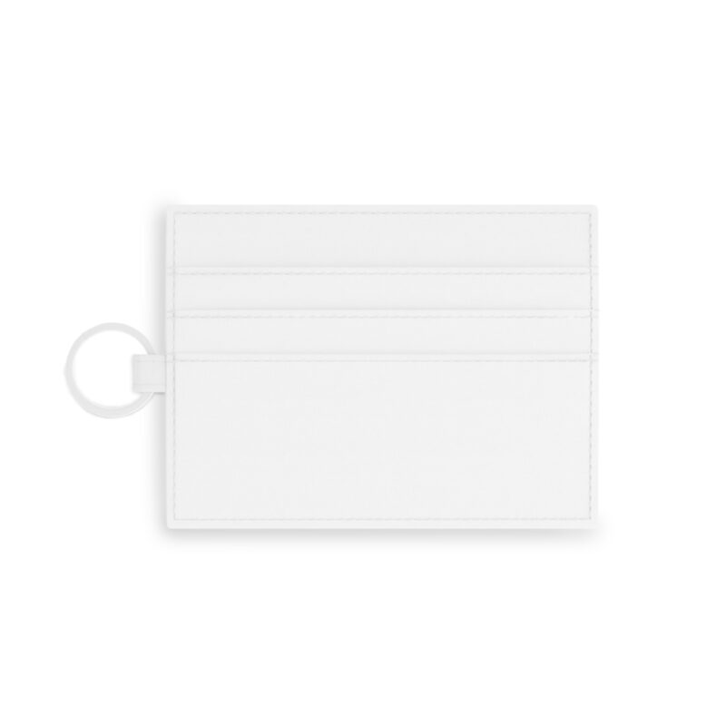 The White Lotus Saffiano Leather Card Holder - Image 2