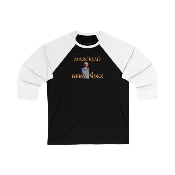 Marcello Hernandez Unisex 3/4 Sleeve Baseball Tee - Image 3