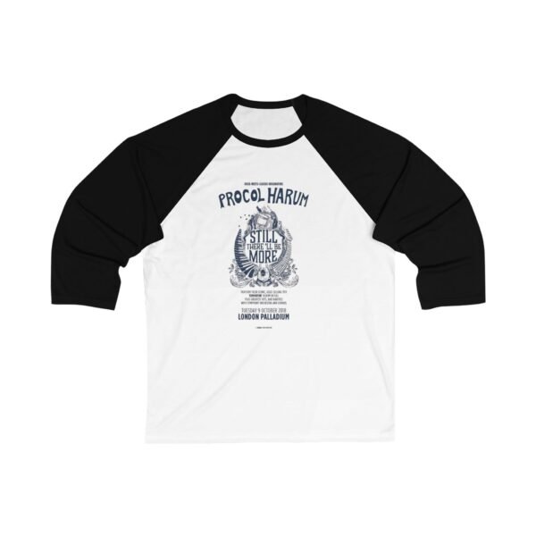 Procol Harum Unisex 34 Sleeve Baseball Tee - Image 3