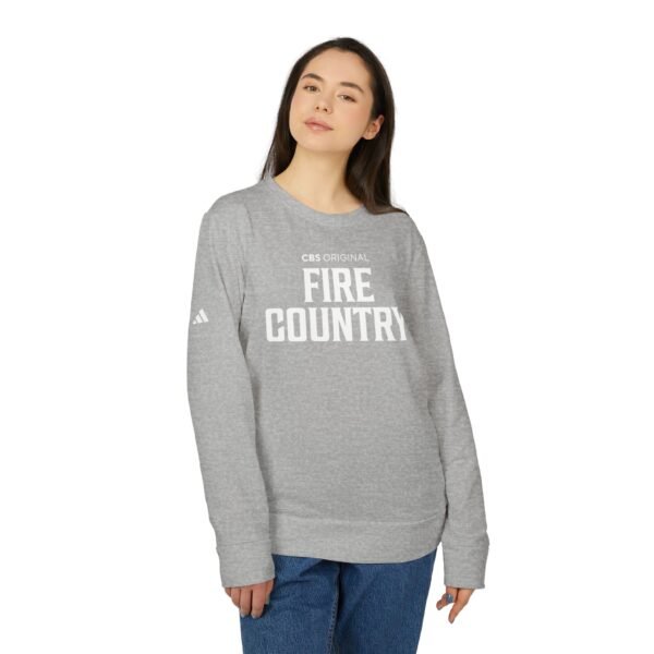 Fire Country Adidas Unisex Fleece Crewneck Sweatshirt - Image 3